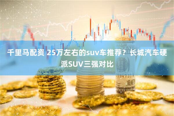 千里马配资 25万左右的suv车推荐？长城汽车硬派SUV三强对比